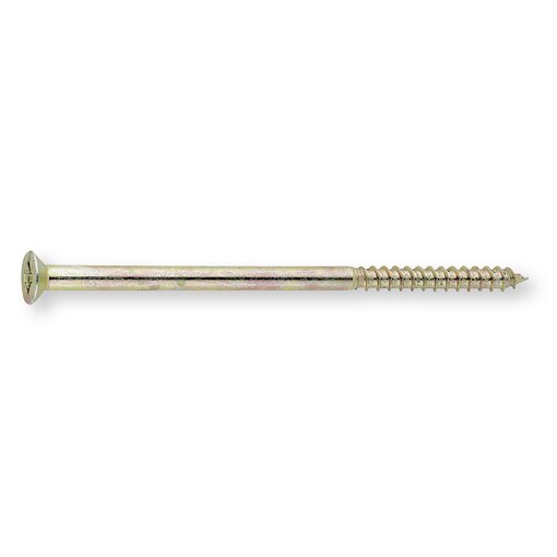 Houtschroef plat verzonken kop DIN 7997 TORX 30 5,5X 85 geel gepassiveerd